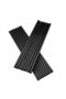 Black Plastic Frozen Straws - 500 Pieces - 2