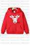 Cookie Monster Printed Unisex Double Pack Grey-Red Kids Hooded Sweatshirt Hoodie - 3