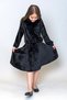 Girl's Velvet Skirt with Flounces