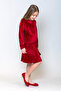 Girl's Velvet Skirt with Flounces - 5