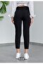 Belted Trend Fabric High Waist Straight Leg Trousers - 3