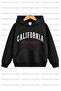 California Paris Printed Unisex Double Pack 2 Pieces Black Kids Hooded Sweatshirt Hoodie - 2