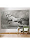 White Horse in the Desert Wall Cloth-Carpet-6598 - 6