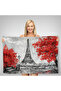Paris Eiffel Tower Oil Painting Appearance Decorative Canvas Wall Cloth-Carpet-3508 - 2
