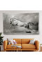 White Horse in the Desert Wall Cloth-Carpet-6598
