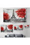 Paris Eiffel Tower Oil Painting Appearance Decorative Canvas Wall Cloth-Carpet-3508 - 3