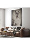 Gazelle Head Human Wall Cover - Carpet -4983 - 7