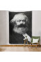 Karl Marx Black and White Decorative Wall Cloth - Rug-5964 - 6