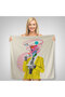 Comic Hero Swallows Her Coffee Pop Art Canvas Wall Cloth-Carpet-5066 - 2