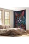 Colorful Charismatic Cat Decorative Wall Cloth - Rug-6225 - 7