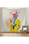 Comic Hero Swallows Her Coffee Pop Art Canvas Wall Cloth-Carpet-5066 - 6