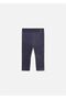 Girl's Velvet Tights Navy Blue 727 - 2