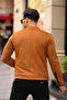 Men's Black Slim Fit Suede Jacket - 4