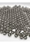 14mm Smoked / Dark Gray / Anthracite Color Ball Acrylic Beads, Bag Making, Hobby Beads (100gr, ~60 Pieces)