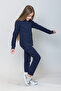 Girl's Stone Detailed Stylish Tracksuit Set (2 pieces) - 4