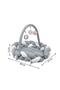 3 In 1 Multifunctional Knitted Mattress & Edge Protector Gray - 2