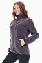 Women's Smoke (Dark Grey) Softshell-Fleece - 869866011 - 2