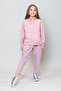 Girl's Hooded Polka Dot Sweatshirt - 2