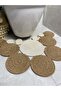 Sakura Jute, Straw, Doormat, Bathroom Mat, Toilet Seat Mat, Toilet Seat Mat, Double Sided - 3