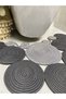 Sakura Jute, Straw, Doormat, Bathroom Mat, Toilet Seat Mat, Toilet Seat Mat, Double Sided - 4