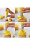 Stainless Steel Cream Piping Bag Tip (Whipped Bag Tip, Rose Lampholder) 1 Piece + 4 Pieces Whipped Bag - 3