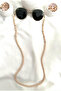 Salmon Color Pearl Glasses Strap - 5