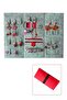 Foldable Travel Jewelry Case Wallet Organizer Organizer Red