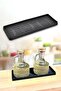 Silicone Soap Dish Organizer Mat, Multi-Purpose Oil Can Holder, Presentation Liquid Soap Stand 26x10 Cm - 3