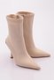 Women's Heeled Boots Beige Stretch 32353568 - 2