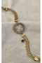 Gold Color Quarter Attachable Steel Bracelet - 3