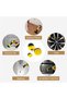 Set of 3 Bathroom Bathtub Shower Cabin Car Tire Seat Washing Cleaning Brush Attachable to Drill Bit - 2