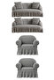 Bürümcük Elastic Sofa Cover Lycra Sofa Cover Two 3 Pieces Two Single Sofa Bed Cover