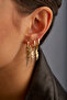 Blitz Hoop Women's Earrings, Lightning Charm, 3-Piece - 6