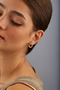 Elegans Women's Button Gold Color Earrings - 5