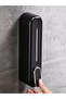 2 Pieces Wall Mounted Press-on Liquid Soap Dishwashing Liquid Bottle Liquid Soap Dispenser 350 Ml Black Color - 5