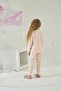 Girl Waiter Long Sleeve Velvet Pink Pajamas Set C8T5N5O7 - 4