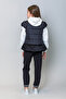 Girl's Glitter Stripe Detailed Sweatpants - 4