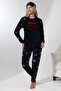 F5009 Plush Welsoft Fleece Winter Soft Women's Pajama Set - 3