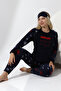 F5009 Plush Welsoft Fleece Winter Soft Women's Pajama Set - 5
