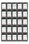 Jumbo Size Rectangular Food Storage Container Set of 6 with Labels 2000ml - 4
