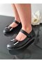 Artificial Leather, Orthopedic Girls' Ceremonial Shoes - 8