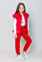 Girl's Glitter Stripe Detailed Sweatpants - 3