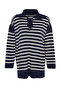 Navy Blue Comfortable Striped Knitwear Sweater TCTAW24AK00172 - 7