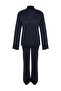 Navy Blue Wool Gradient Knitwear Bottom-Top Suit Twoaw24Au00106 - 7