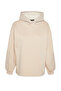 Stone Thick Fleece Inside Quilted Hooded Regular/Normal Fit Knitted Sweatshirt TWOAW24SW00205 - 8