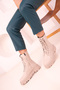 Beige Women's Boots & Booties 18410 - 3