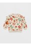 Crew Neck Long Sleeve Patterned Baby Girl Sweatshirt and Trousers Set of 2 - 2