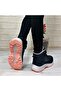 29194 Black-Pink Velcro Non-Slip Girl's Boots - 6