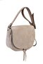 Genuine Suede Leather Covered Crossbody Shoulder Bag YC012036HSD - 2