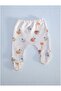 Unisex Baby Natural Pumpkin Printed Natural 5-Piece Hospital Exit Bodysuit Set - 4